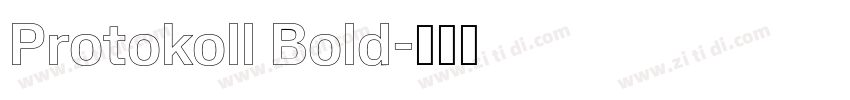 Protokoll Bold字体转换
